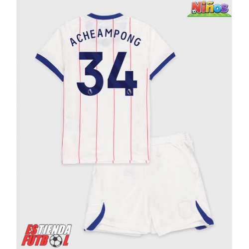 Chelsea Josh Acheampong #34 Tercera Equipación Niños 2026-27 Manga Corta (+ Pantalones cortos)